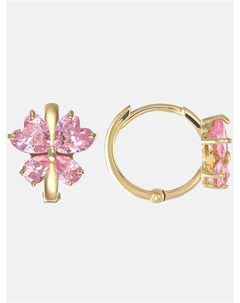 Серьги-кликеры "Бабочки", золото 585 Sneak peek