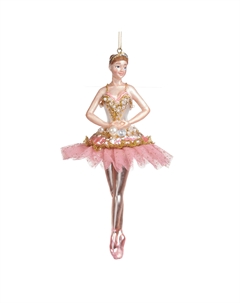 Подвеска Балерина, розовый, 19 см Goodwill