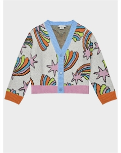 Кардиган с принтом "кометы" Stella mccartney