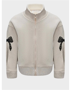 Спортивная куртка с люрексом Monnalisa