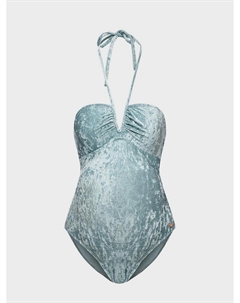 Купальник для беременных на бретельках слитный, зеленый Cache coeur