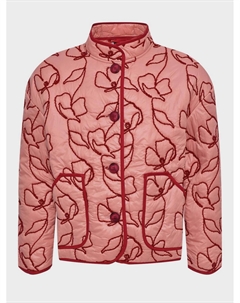 Куртка с вышивкой, розовая Paade mode