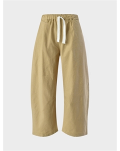 Брюки с поясом на кулиске, бежевые Aspesi