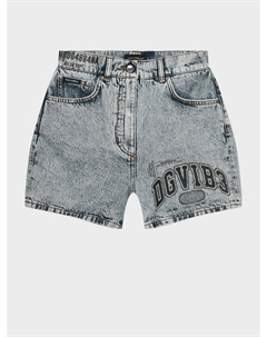 Шорты с принтом DG, серые Dolce&gabbana