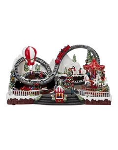 Новогодний сувенир "Рождественские парк с анимацией" Timstor
