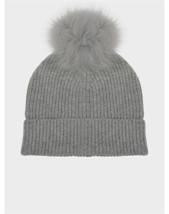 Серая шапка из кашемира Yves salomon