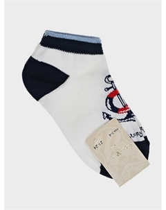 Носки спортивные с нашивкой "якорь со спасательным кругом" Story loris