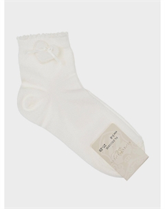 Носки молочного цвета с декором "сердце" Story loris