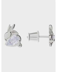 Серьги-пусеты "Зайцы" Sneak peek