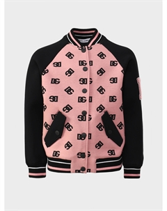 Куртка-бомбер в стиле color block Dolce&gabbana