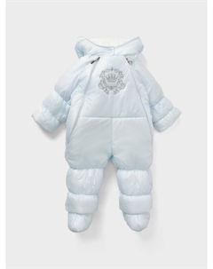 Стеганый комбинезон голубого цвета Jan&sofie