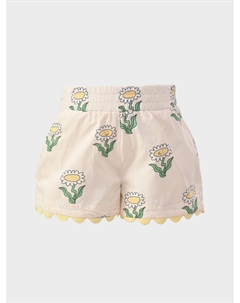 Шорты принт ромашки Stella mccartney