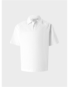 Футболка-поло, белая Aspesi