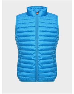 Стеганый жилет голубого цвета Save the duck