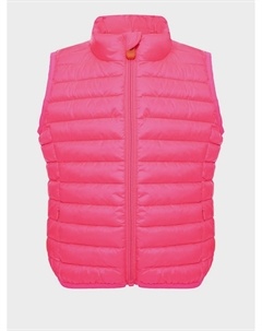 Стеганый жилет розового цвета Save the duck