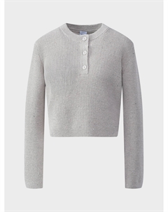 Джемпер на пуговицах, серый Aspesi