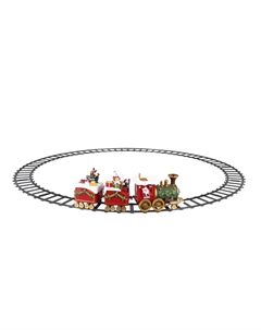 Новогодний сувенир "Железная дорога", 46,5x14,5x35,5 см Timstor