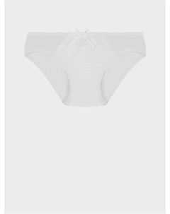 Белые трусы с кружевной отделкой Story loris