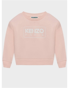 Свитшот с логотипом на груди, светло-розовый Kenzo