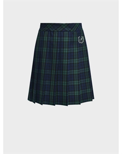 Юбка в сине-зеленую клетку Monnalisa