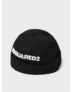 Бейсболка без козырька, черная Dsquared2