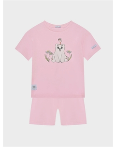 Пижама с принтом "Умка", розовая Dan maralex
