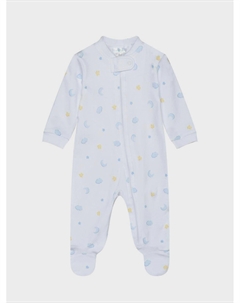 Комбинезон на молнии, принт месяц, облака и звезды Lyda baby