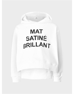 Толстовка-худи Mat satin brillant Mm6