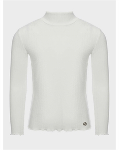 Водолазка в рубчик, белая Dan maralex