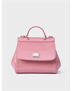 Сумка лаковая розовая Dolce&gabbana