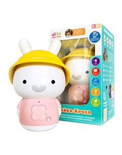 Интерактивная игрушка Зайка-Кроха G9, розовый Alilo