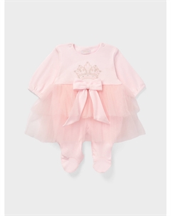 Розовый комбинезон с юбкой Jan&sofie