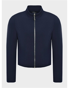 Пиджак кроп приталенный, синий Dan maralex