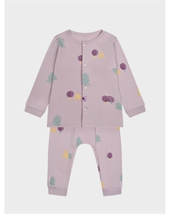 Пижама толстовка+брючки, принт лес Bamboobebe