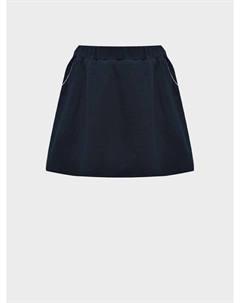 Трикотажная юбка с бело-синим кантом на карманах Eirene