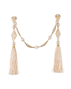 Гирлянда с кисточками из бусин, кремовый, 91,5 см Goodwill