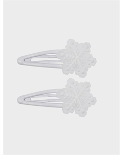 Набор заколок клик клак снежинка, 2 шт Rena chris