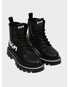 Ботинки с белым лого Msgm