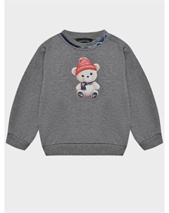 Свитшот с принтом "медвежонок". серый Monnalisa