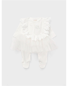 Комбинезон с декором "Лебедь" Jan&sofie