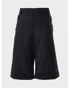 Бермуды с золотыми пуговицами на карманах Balmain