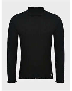 Водолазка в рубчик, черная Dan maralex