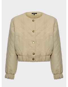 Стеганая куртка-бомбер, бежевая Dan maralex