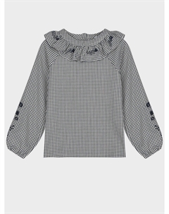 Блуза в клетку с рюшами Tartine et chocolat