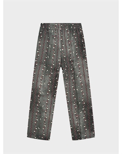 Брюки с цветочными полосками Monnalisa