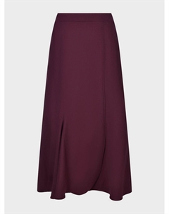 Юбка годе из шерсти, бордовая Alberta ferretti