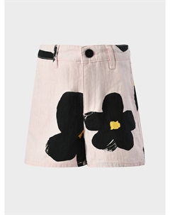 Шорты с принтом "черный цветок" Marc jacobs