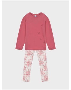 Пижама с принтом "цветы и бабочки" Sanetta