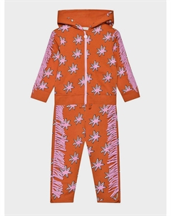 Спортивный костюм с принтом "звезды", оранжевый Stella mccartney