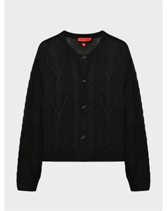 Кардиган из смесовой шерсти, черный Max&co